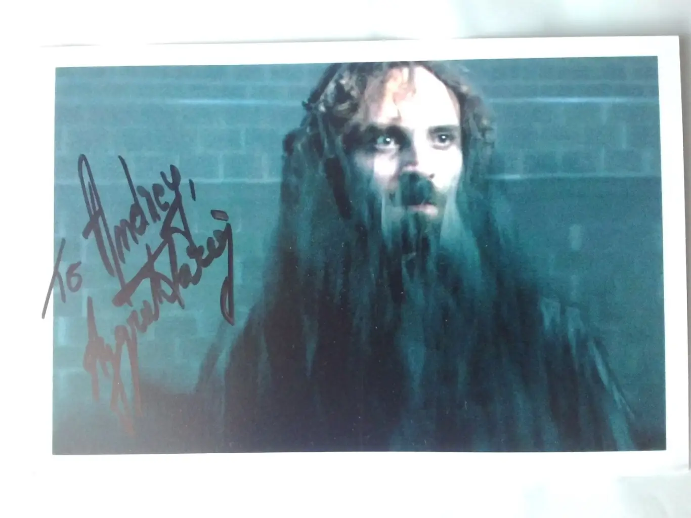 Арбен Байрактарай автограф Гарри Поттер