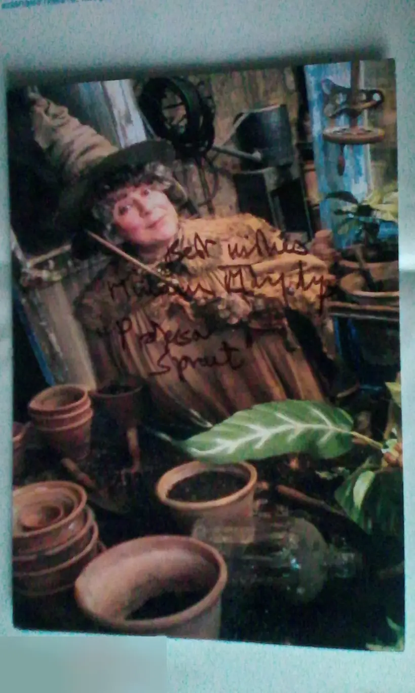 Мириам Маргулис автограф Гарри Поттер