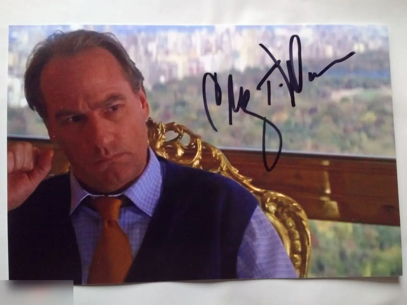 Крэйг Нельсон автограф на фото Адвокат дьявола