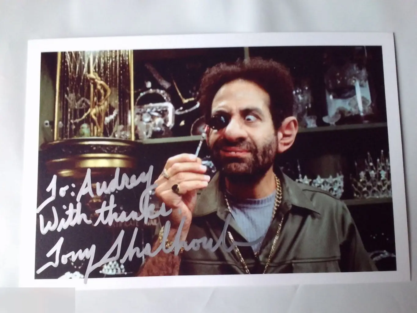 Тони Шалуб автограф Люди в чёрном