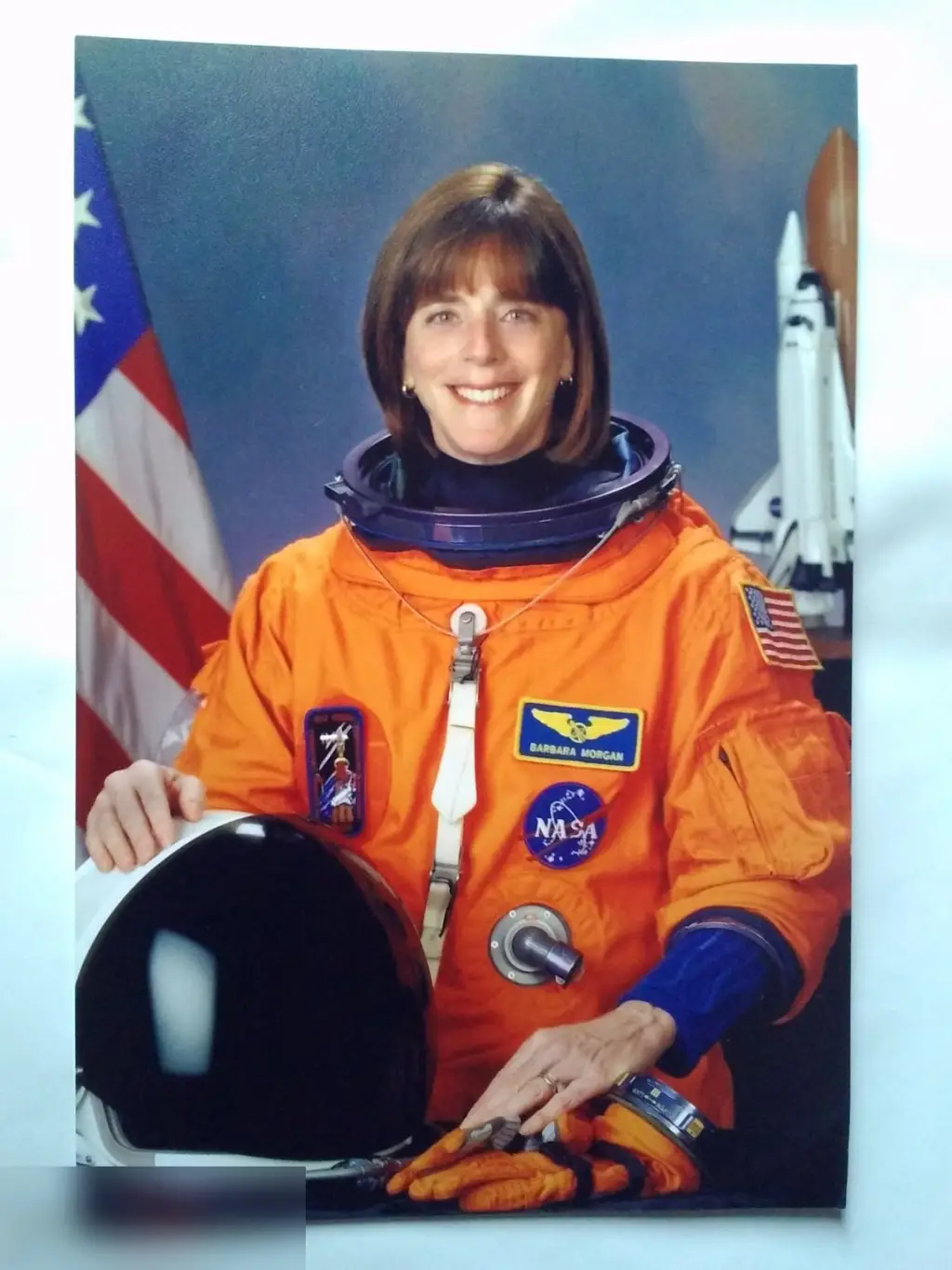 Барбара Рэддинг Морган астронавт современное фото 10*15 см