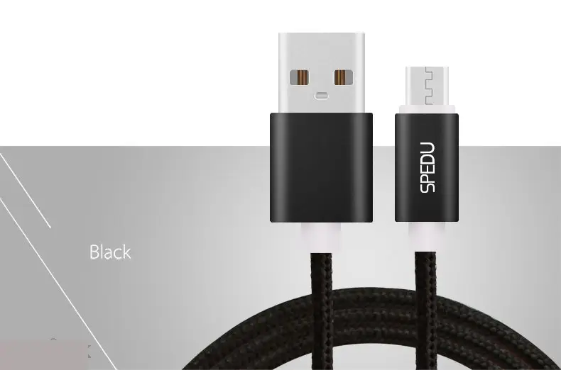 Micro USB кабель Spedu 150 см черный