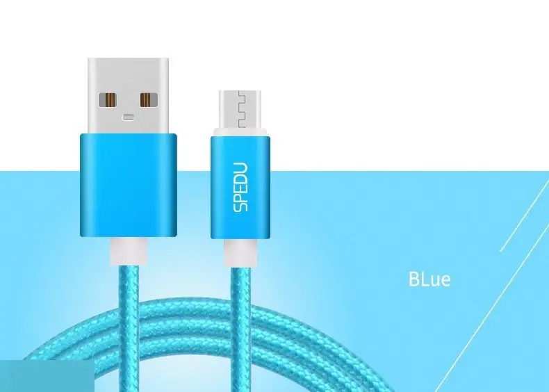 Micro USB кабель Spedu 150 см синий