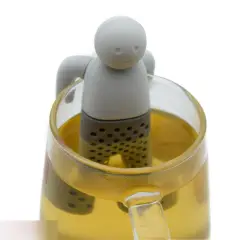 Ситечко для чая человек серый