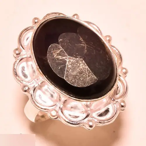 Серебряное кольцо с яшмой проба 925