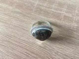 Серебряное кольцо с опалом проба 925