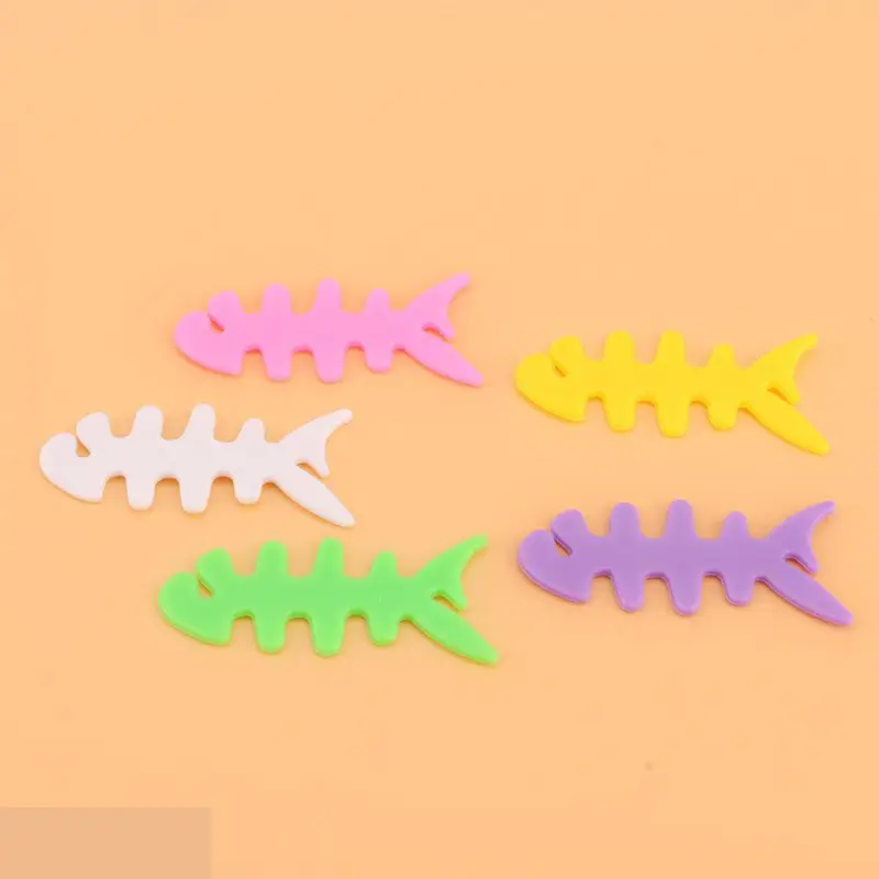 Держатель для наушников проводов рыба