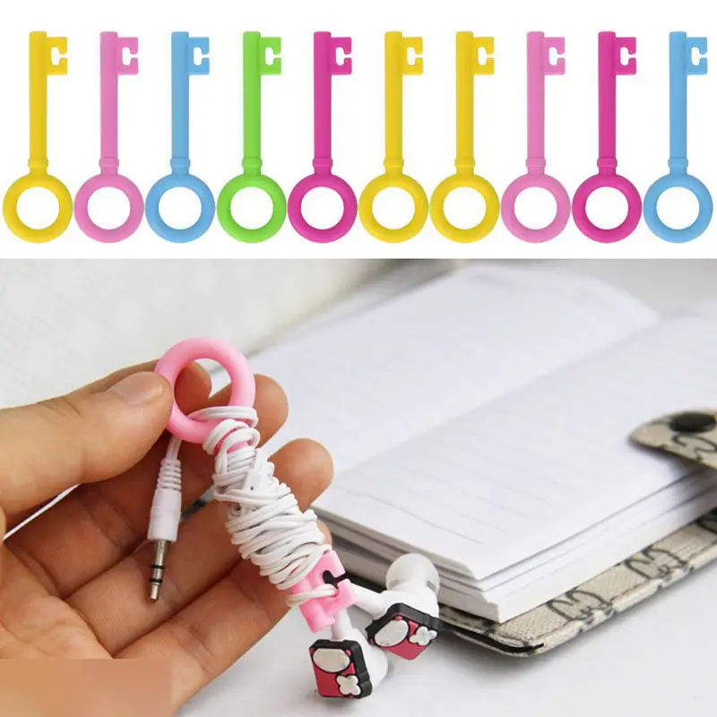 Держатель для наушников проводов ключ