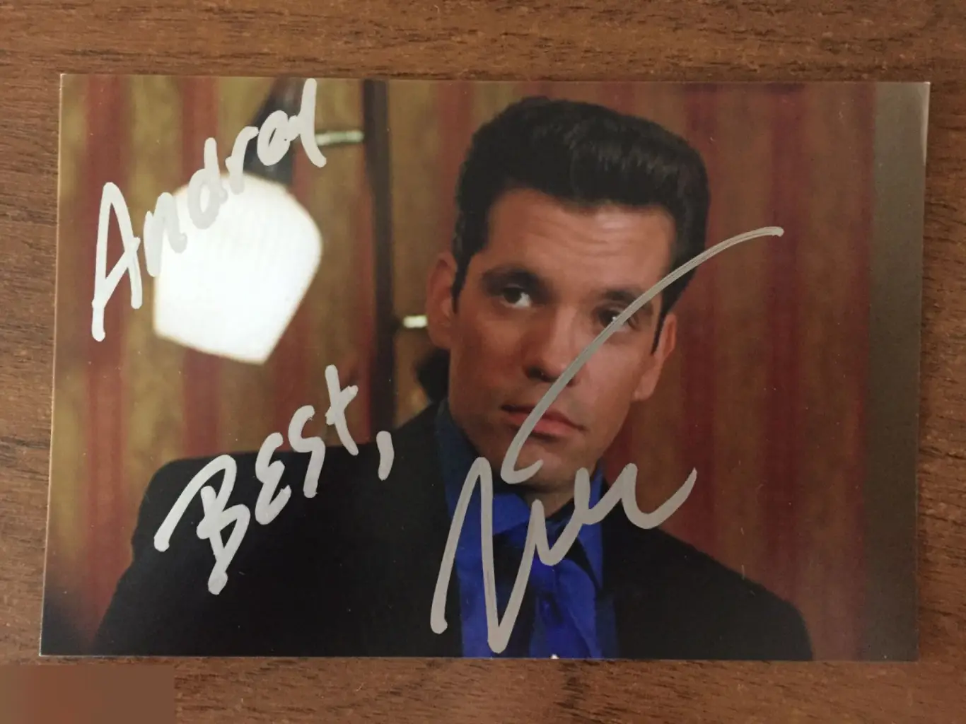 Никки Кэтт автограф на фото