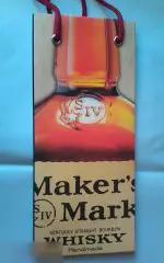 Подарочный бумажный пакет для бутылки США 10х23 см