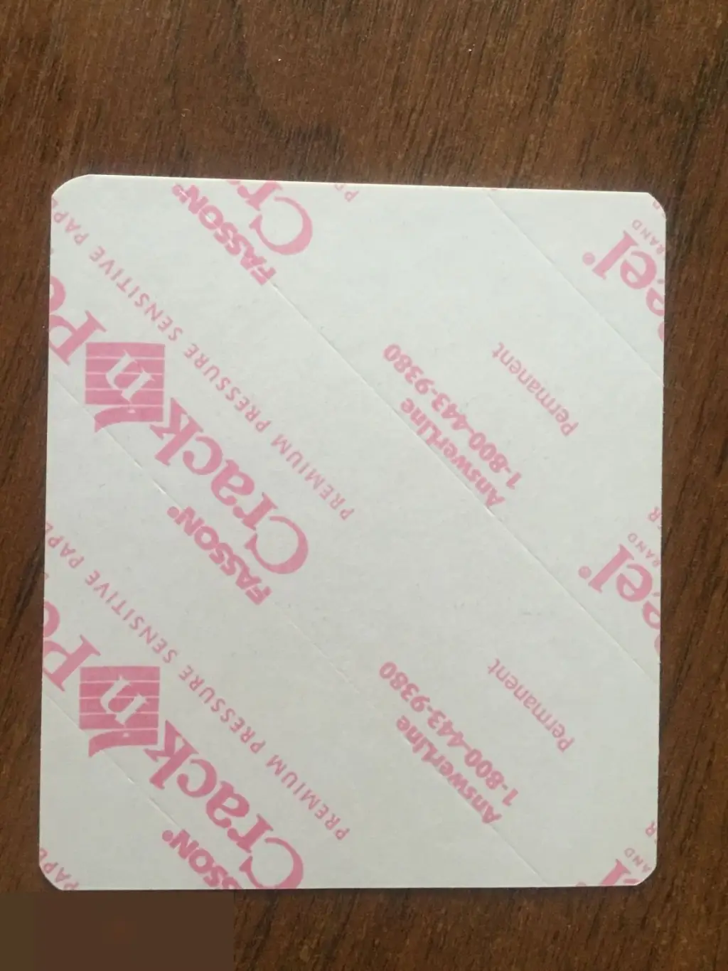 Энн Райс автограф на наклейке 1