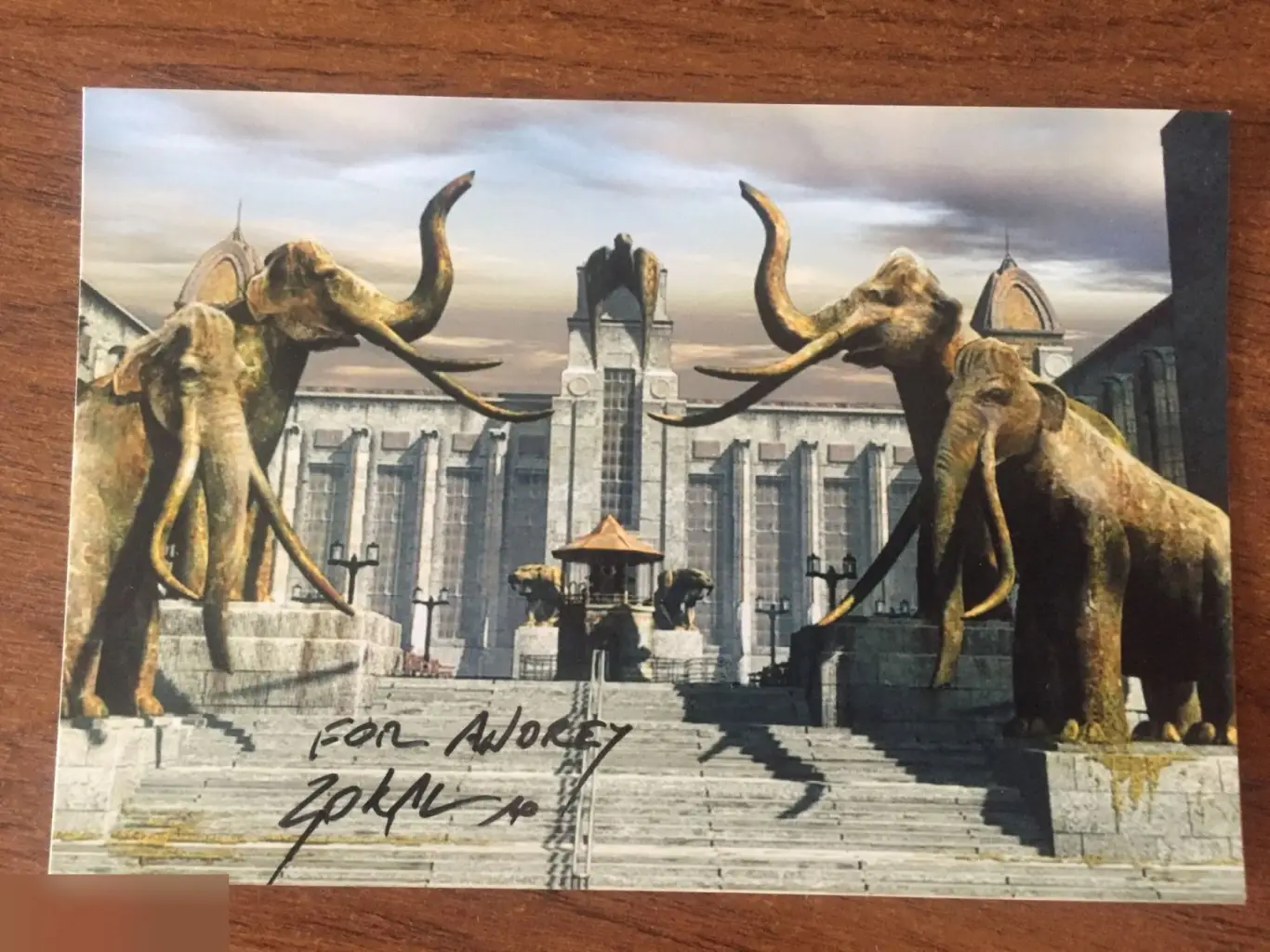 Бенуа Сокаль автограф на фото Сибирь Сайберия