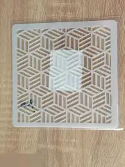 Трафарет геометрия кубы 13 см