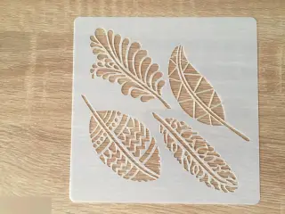 Трафарет листики 13 см