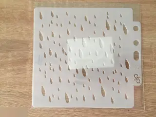 Трафарет капельки 13 см