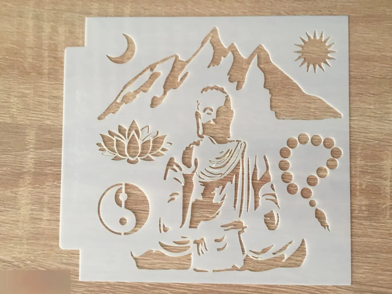 Трафарет Будда 13 см