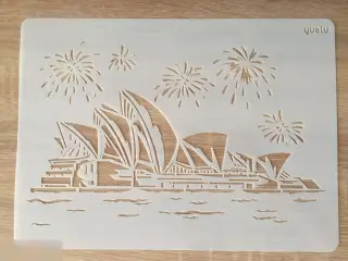 Трафарет Оперный театр Сидней 29х20,8 см