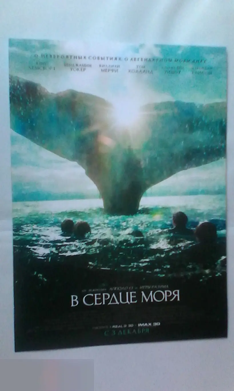 Флаер листовка В сердце моря