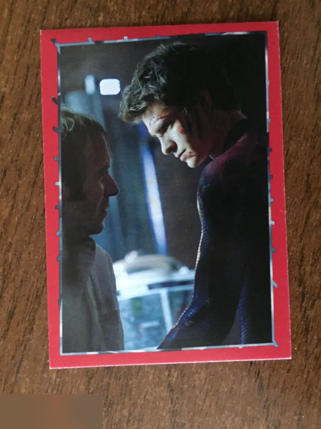 Рис Иванс автограф на наклейке Новый Человек-паук 1