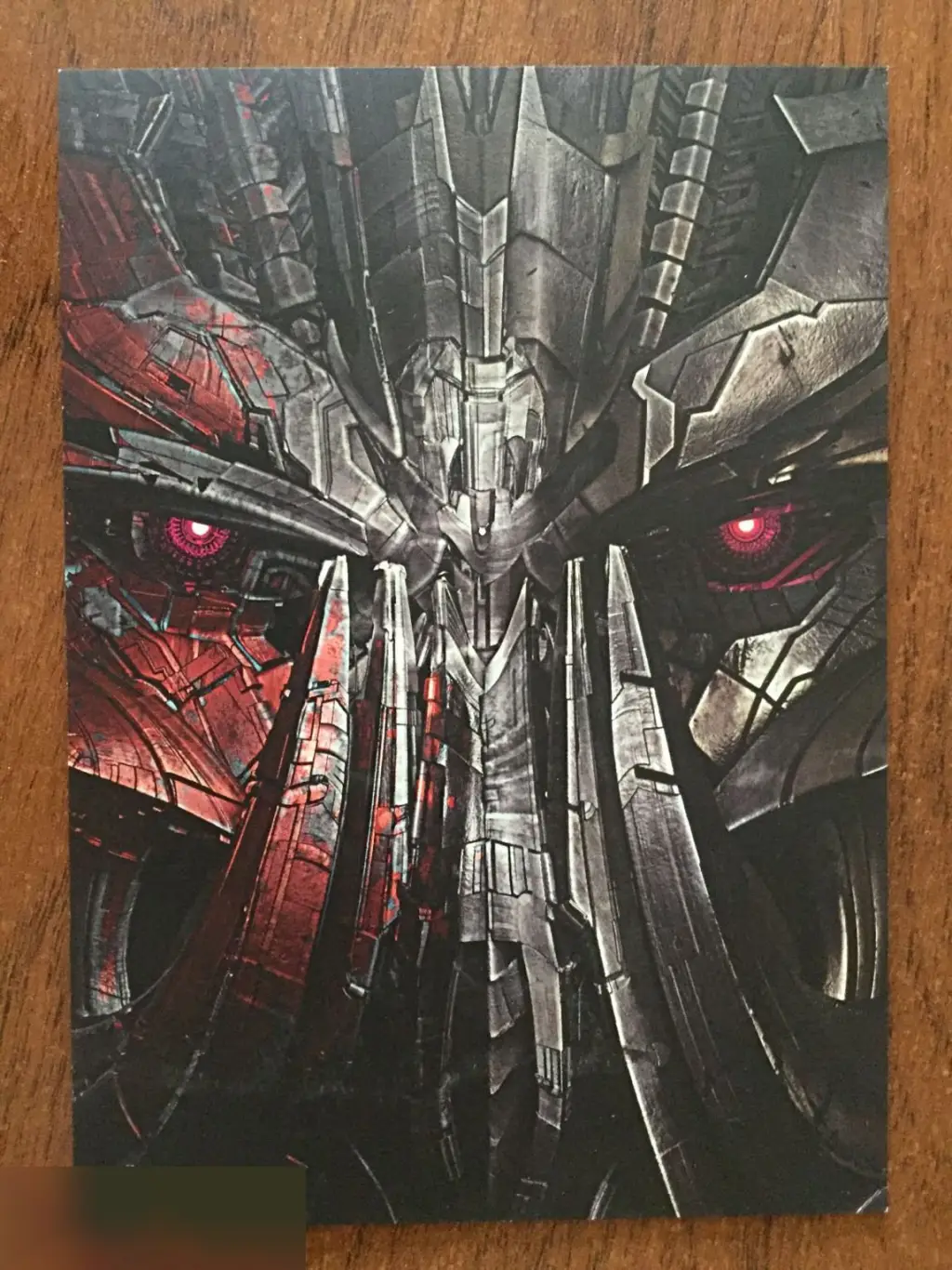 Питер Каллен автограф на флаере Трансформеры: Последний рыцарь 1