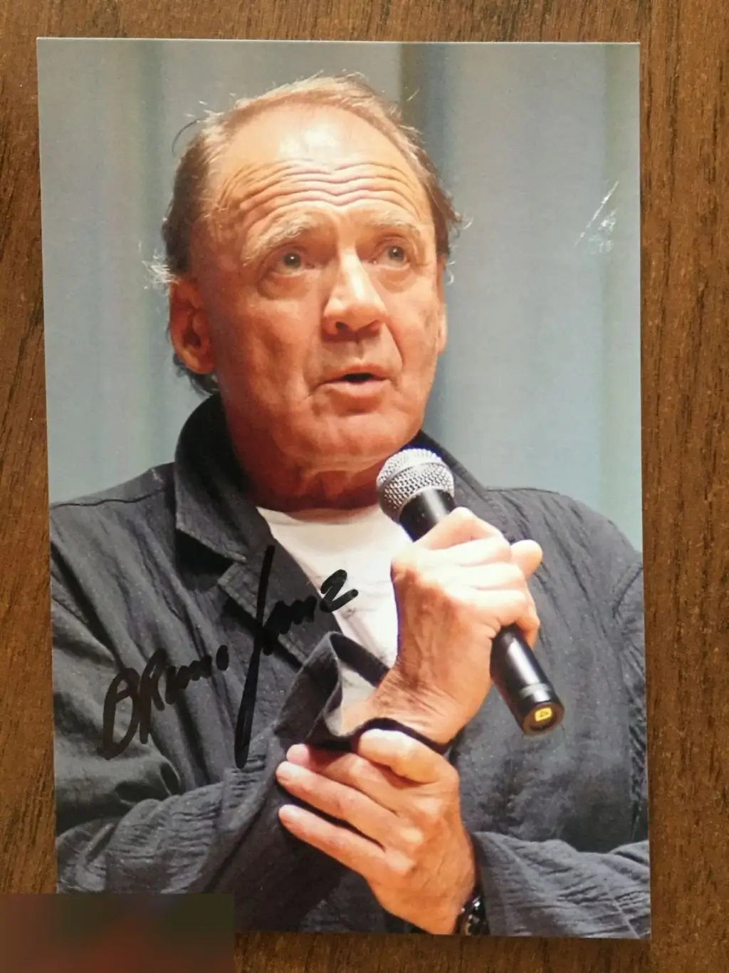 Бруно Ганц автограф на фото