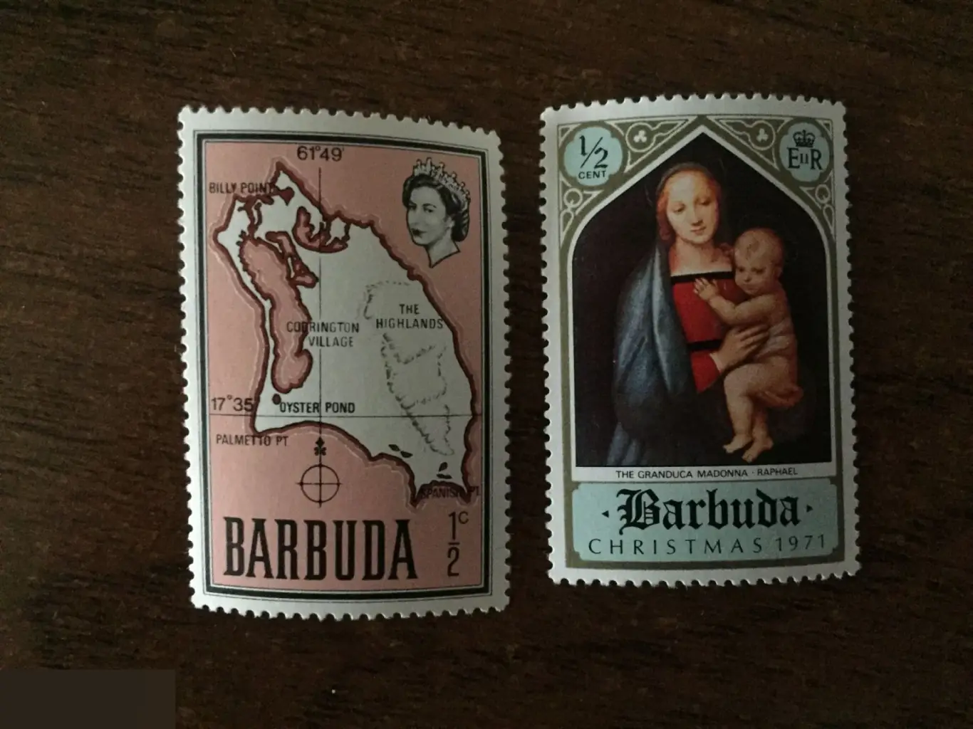Барбуда 2 почтовые марки Barbuda
