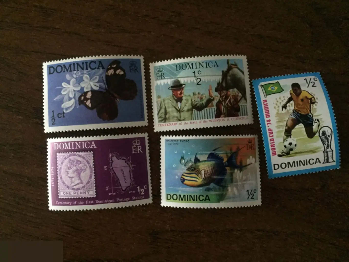 Доминика 5 почтовых марок Dominica