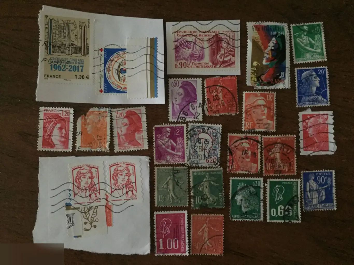 Франция 25 почтовых марок