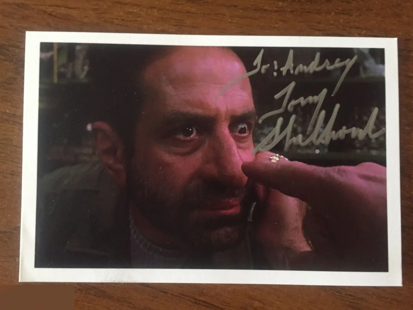 Тони Шалуб автограф Люди в чёрном 2