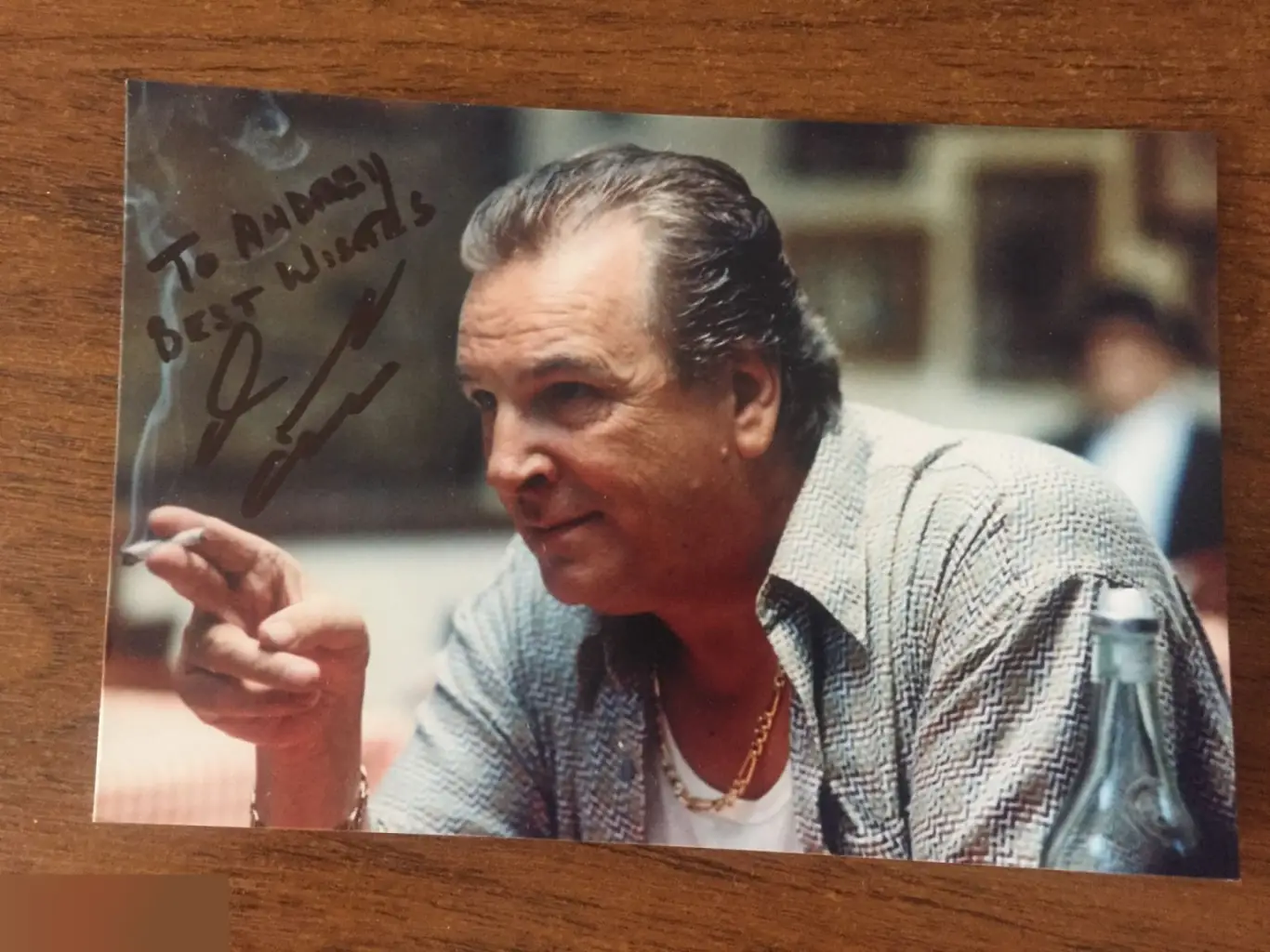 Дэнни Айелло автограф на фото