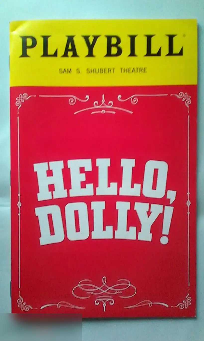 Программка Playbill Hello, Dolly! США журнал Бродвей