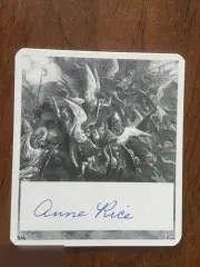 Энн Райс автограф на наклейке