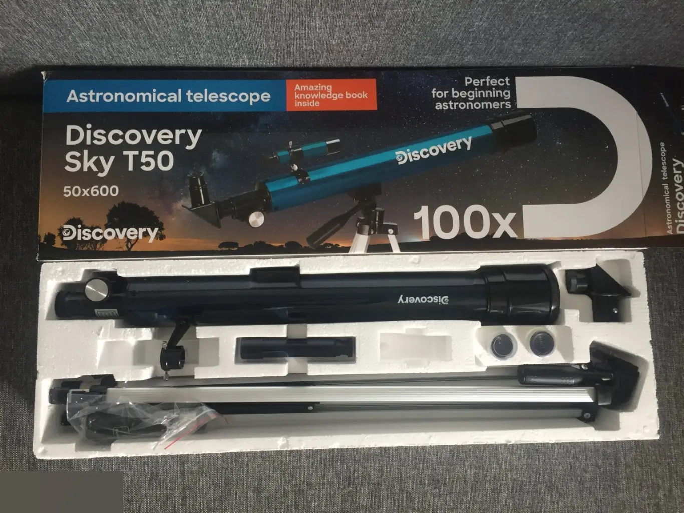 Телескоп Levenhuk Discovery Sky T50 новый