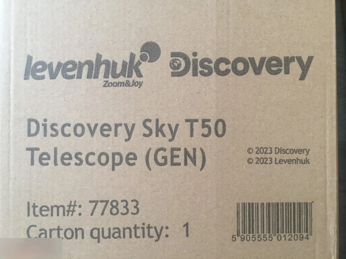 Телескоп Levenhuk Discovery Sky T50 новый 2