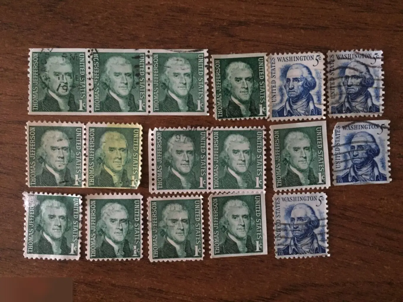 Президенты США 17 почтовых марок USA
