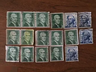 Президенты США 17 почтовых марок USA