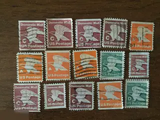 Domestic Mail США 15 почтовых марок USA