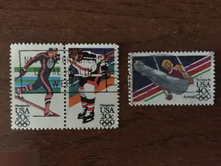 Olympics 84 США 3 почтовые марки USA