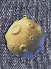 Луна новогодняя подвеска ёлочная игрушка акрил