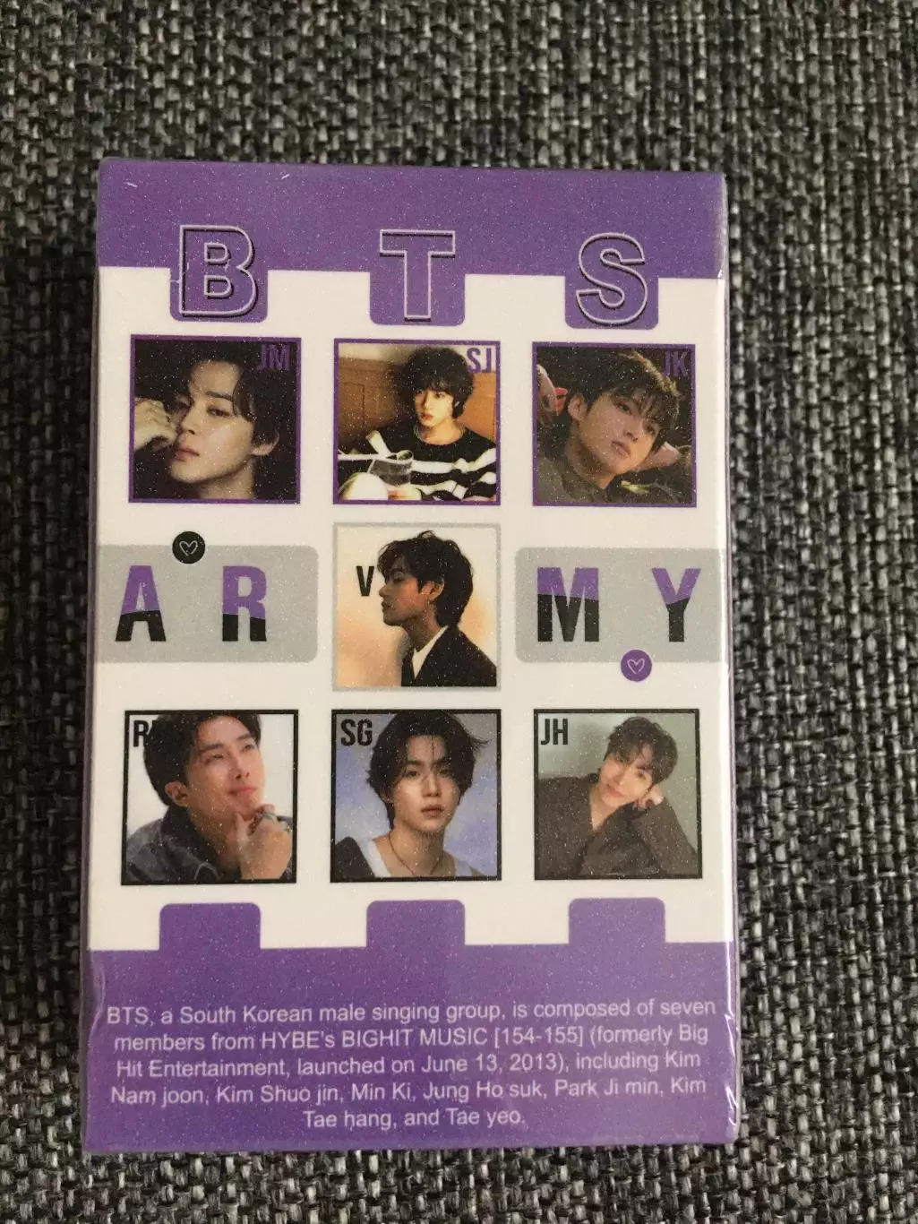 BTS 55 коллекционных карточек 1