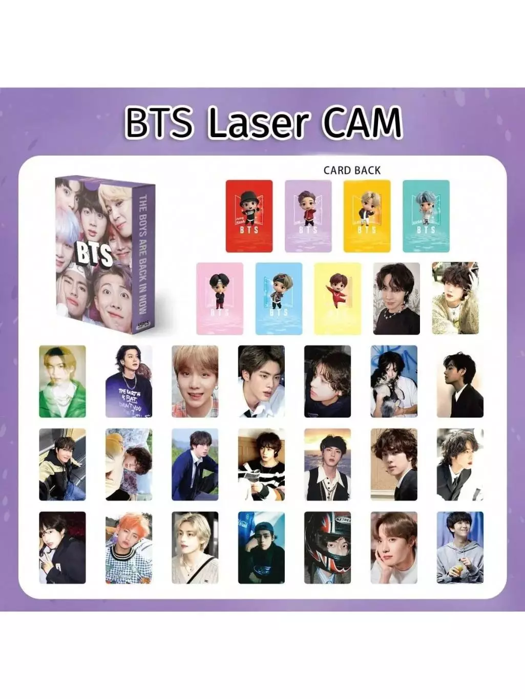 BTS 55 коллекционных карточек 3