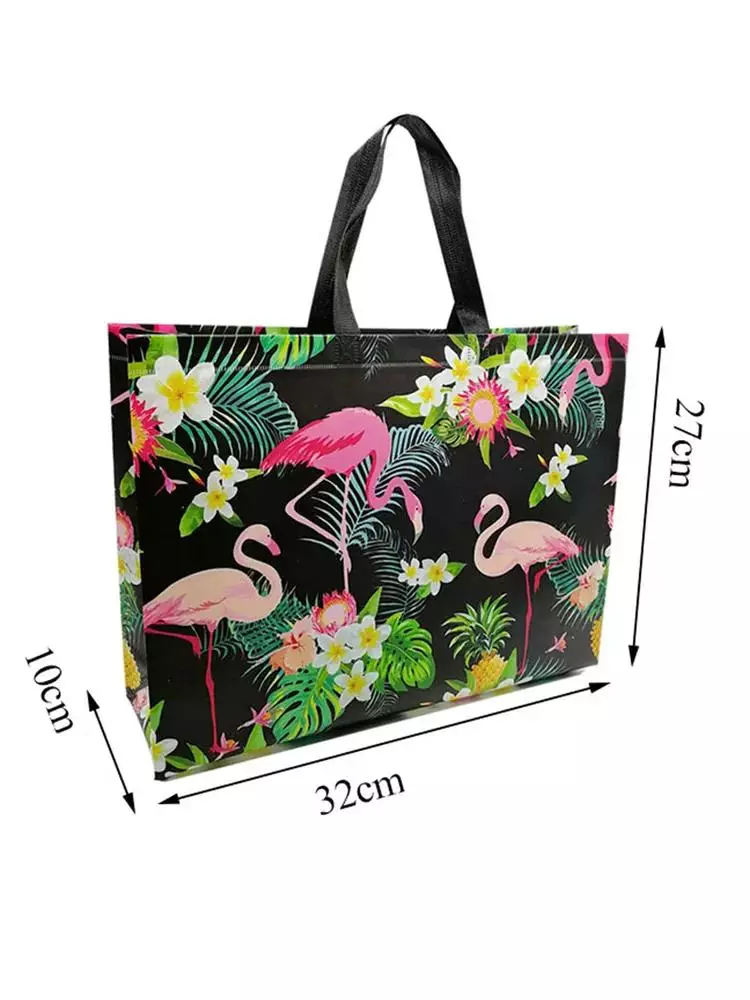 Сумка хозяйственная фламинго 3