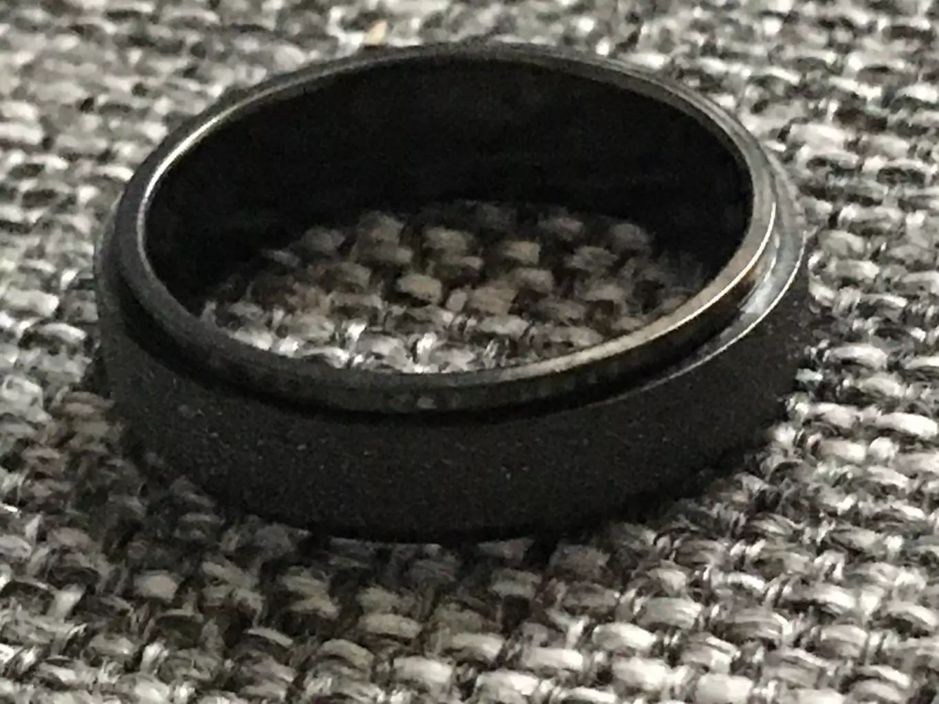 Кольцо серое двойное 2