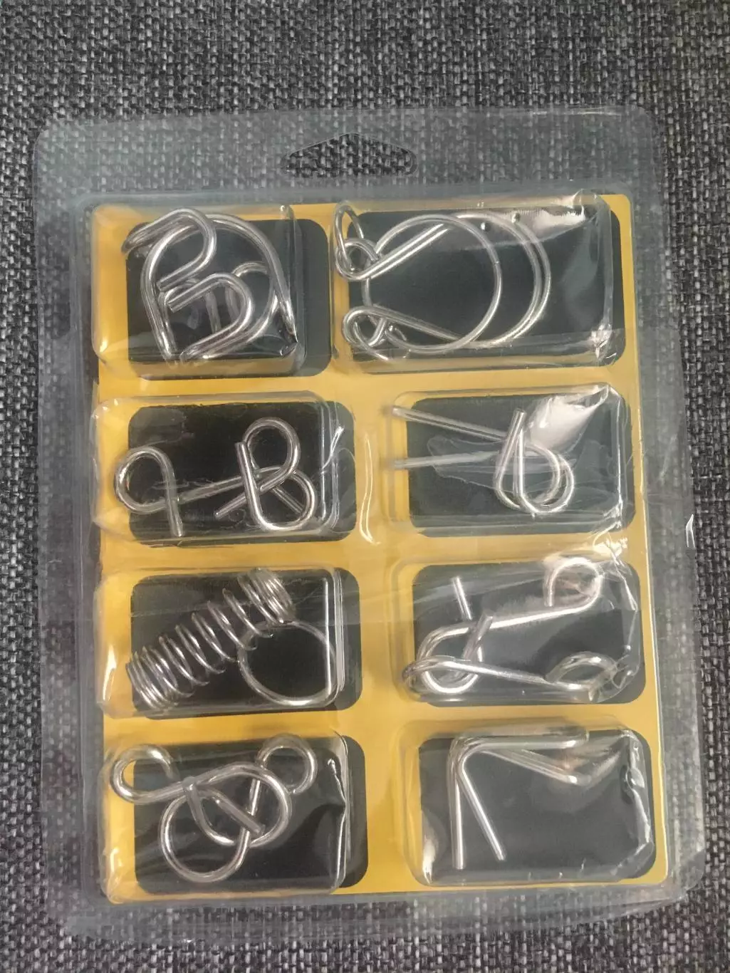 Набор металлических головоломок 8 штук