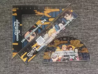 Набор линеек 3 штуки аниме Клинок, рассекающий демонов Истребитель демонов Kimet