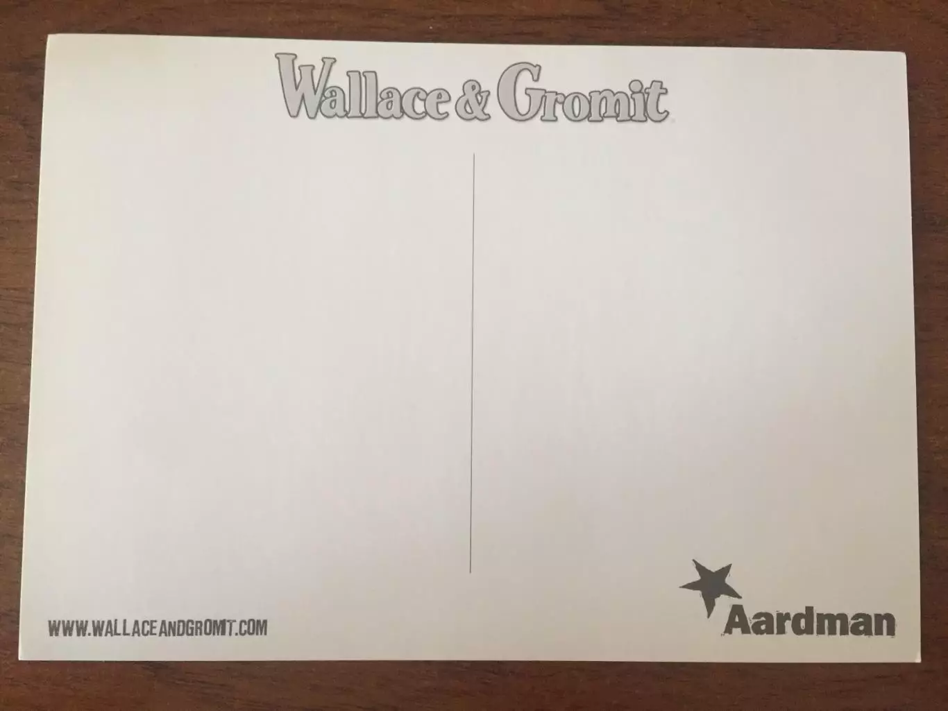 Ник Парк автограф Уоллес и Громит 1