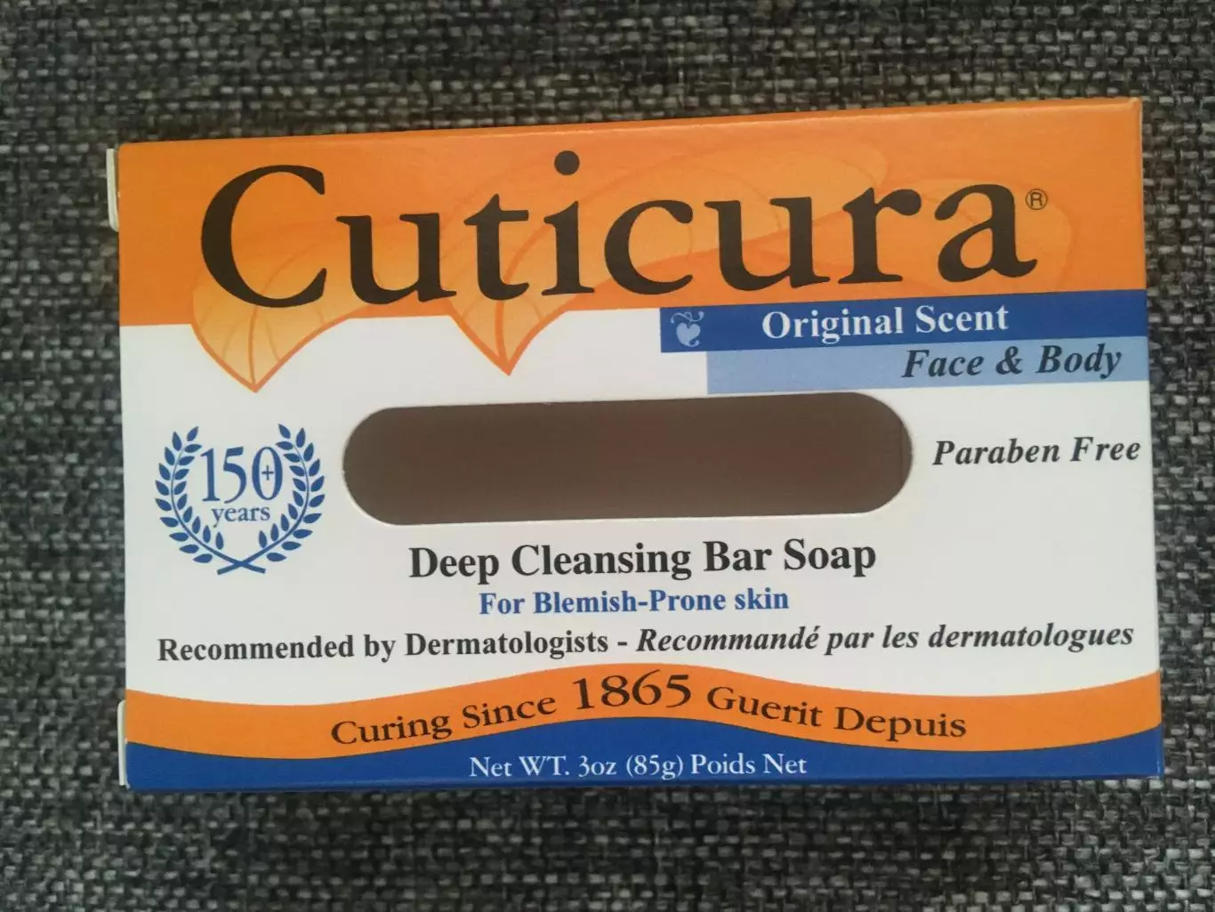 Cuticura коробка от мыла Канада/США