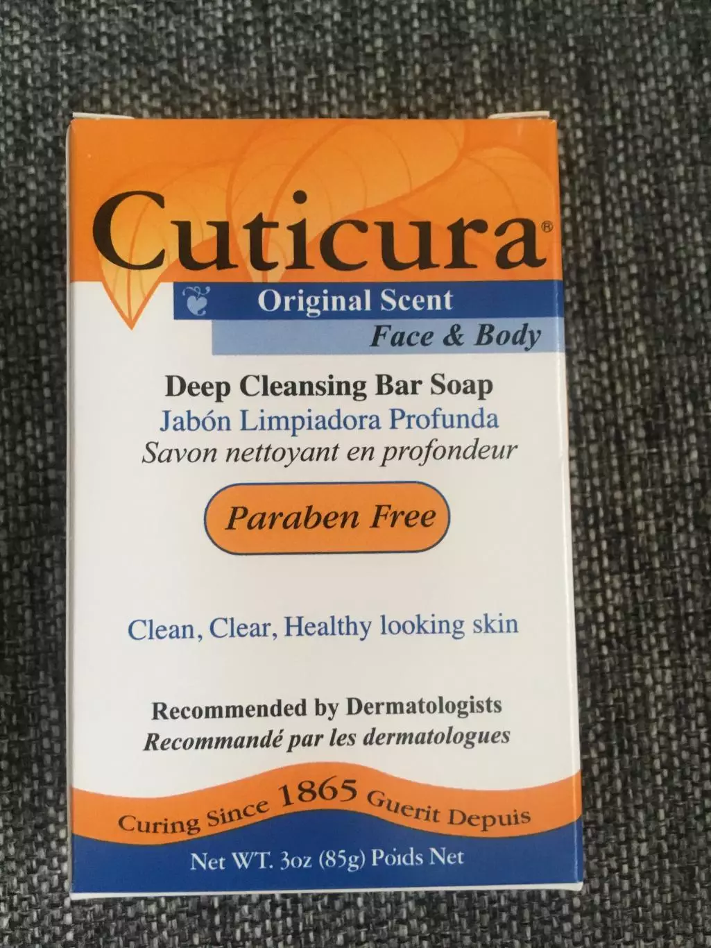 Cuticura коробка от мыла Канада/США 1