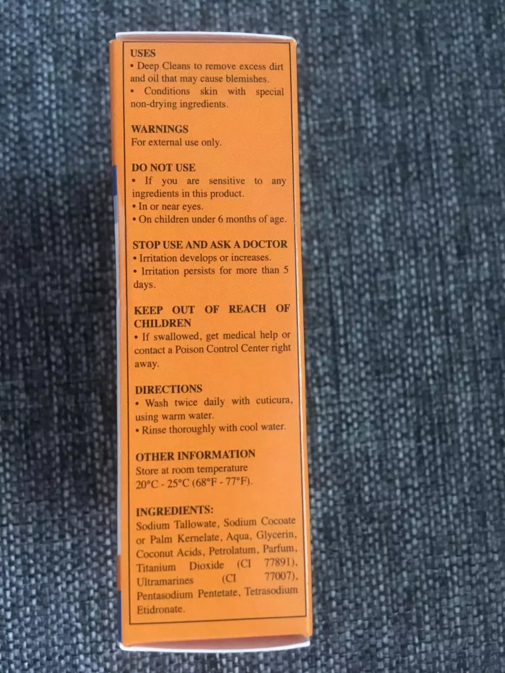 Cuticura коробка от мыла Канада/США 5