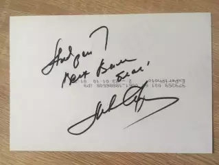 Лев Лещенко автограф на фото